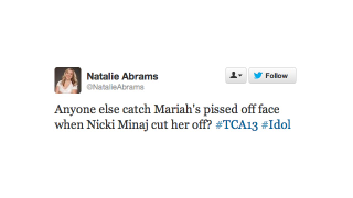 Illustration for article titled Mariah Carey & Nicki Minaj Fight in Front of Live Audience of TV Critics During Press Tour